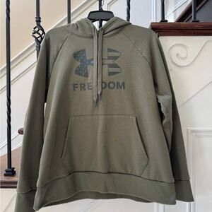 Under Armour Women's Olive Freedom Hoodie